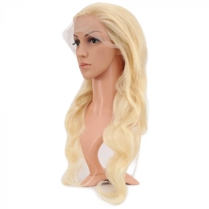 Gerçek Front Lace Dalgalı Platin Tül Peruk - 70-75cm