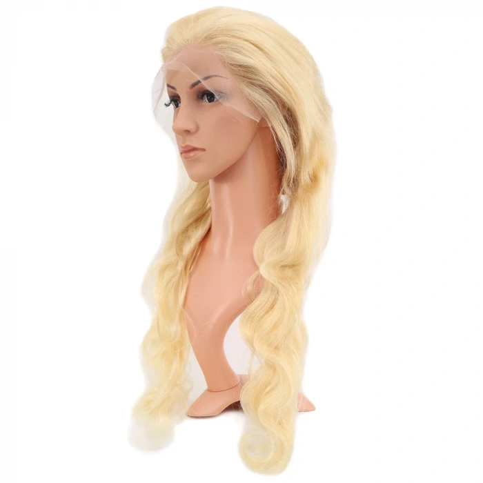 Gerçek Front Lace Dalgalı Platin Tül Peruk - 75-80cm