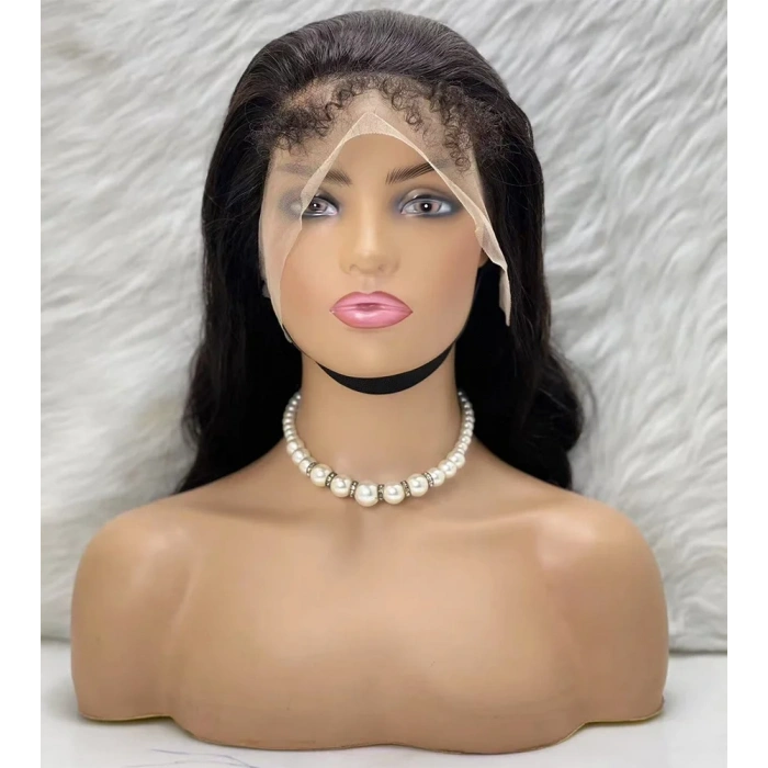 Gerçek Front Lace Tül Peruk - Dalgalı - Doğal 65-70cm