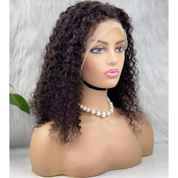 Gerçek Front Lace Tül Peruk - Kabarık Dalga - Doğal 50-55cm