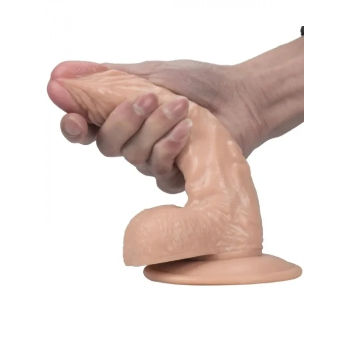 Gerçekçi Testisli Dildo 18.5 cm