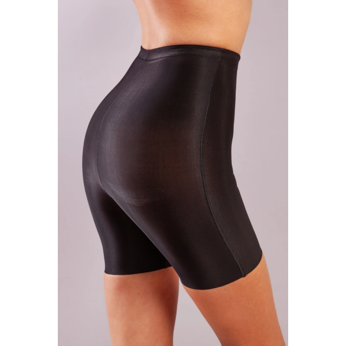 Girdle  Hight Waist Micro Short Corset, Siyah Toparlayıcı Normal Bel  Korse