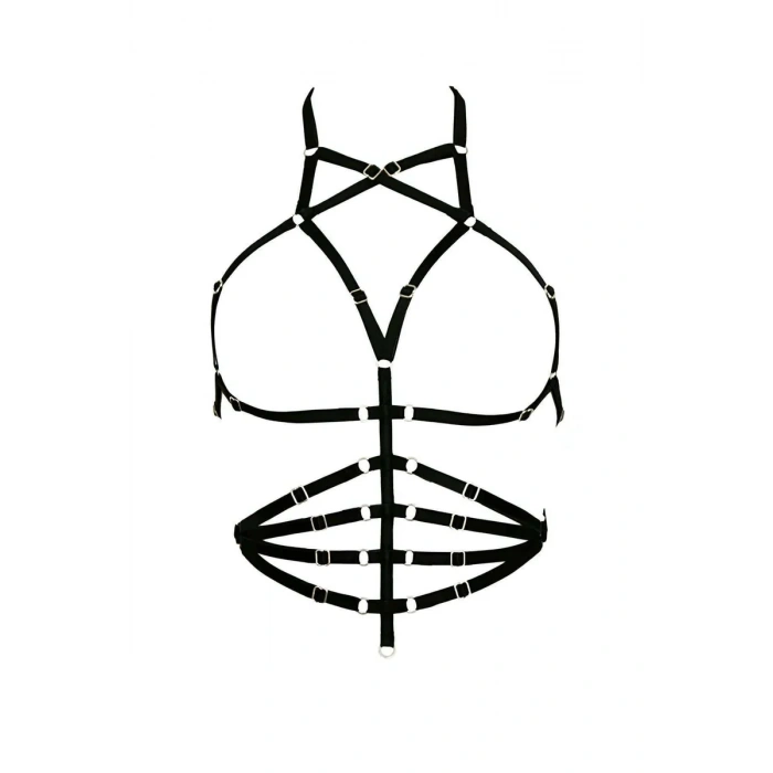 Göbek Üstü Sıralı Seksi Harness - APFT160
