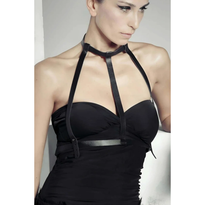 Gömlek Üzeri Deri Aksesuar, Şık Deri Harness - APFT601