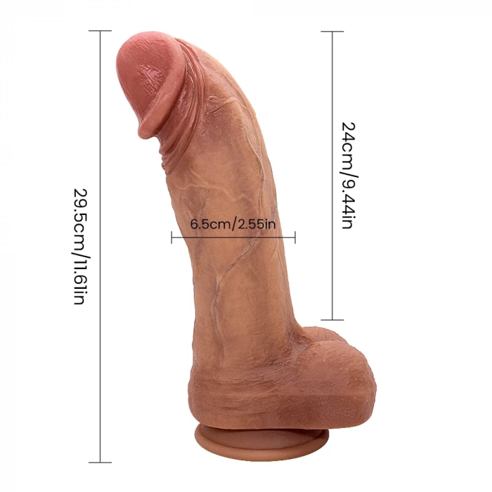 HUGO ÇİFT KATMAN SİLİKON  PENİS