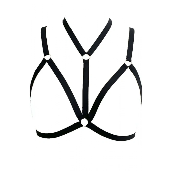 İç Giyim Seksi Aksesuar Beyaz Harness - APFT93