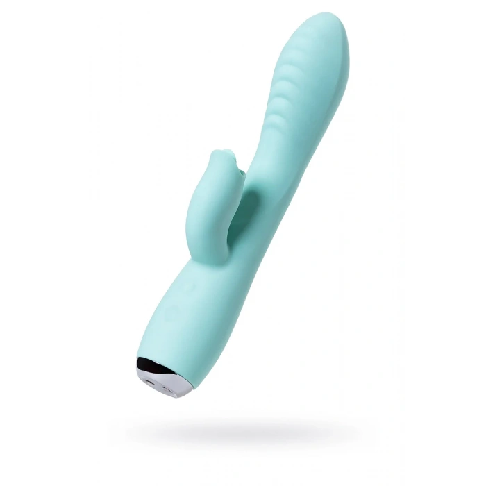JOS MİLO Klitoral Uyarıcı ve Dilli Vibratör, Silikon, Cam Göbeği, 20 cm