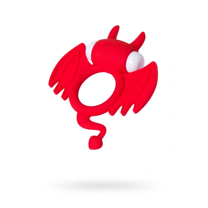 JOS SWEET DEVİL Penis Halkası, silikon, kırmızı, 8,5 cm