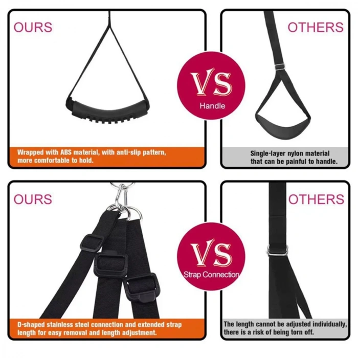 Kapı Salıncak Fantezi Kemeri Siyah