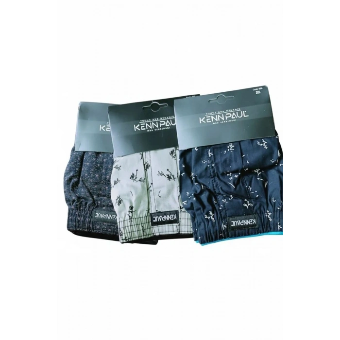 Kenpaul Poplin Erkek Boxer Battal Beden 3xl