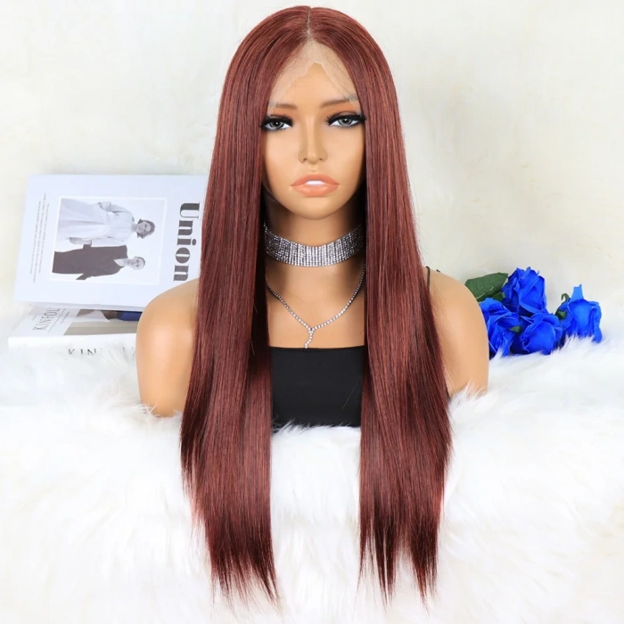 Kızıl Kahve Tül Peruk