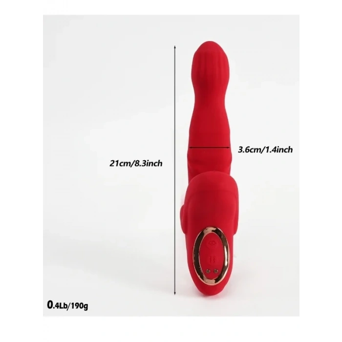 L-Join Kırmızı Teklojik Modern Vibratör