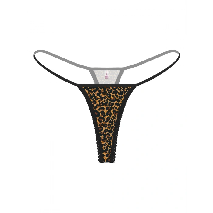 Leopar Desenli Kadın Fantezi String