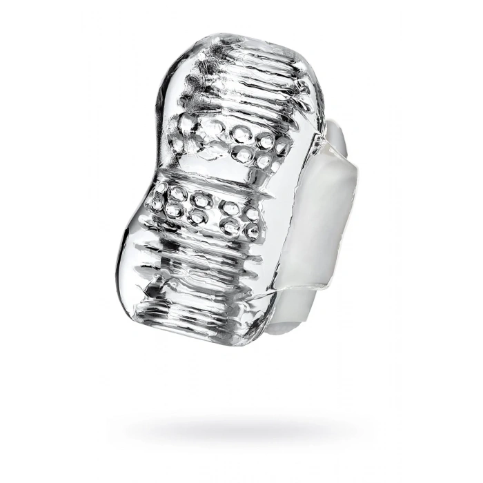 Lingam by TOYFA Masturbator, Khani, TPE, Şeffaf, 9 cm