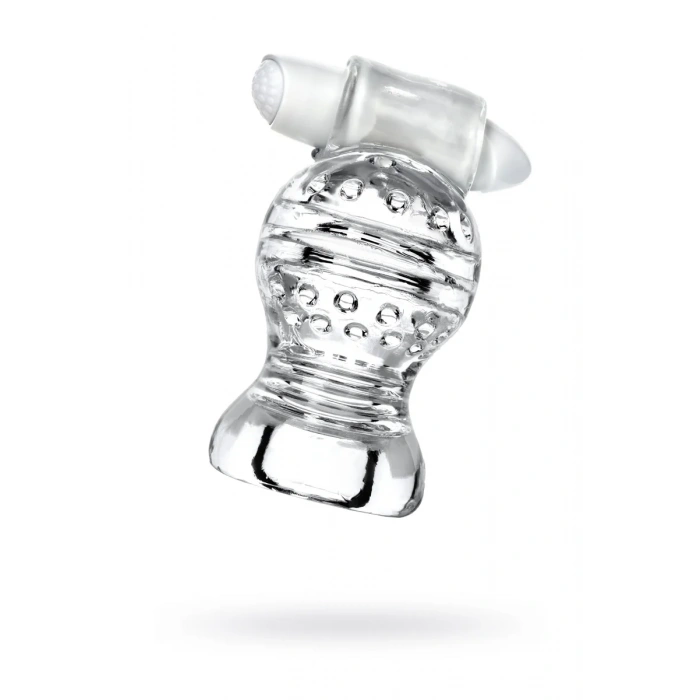 Lingam by TOYFA Masturbator ,Shakti, TPE, Şeffaf, 9 cm