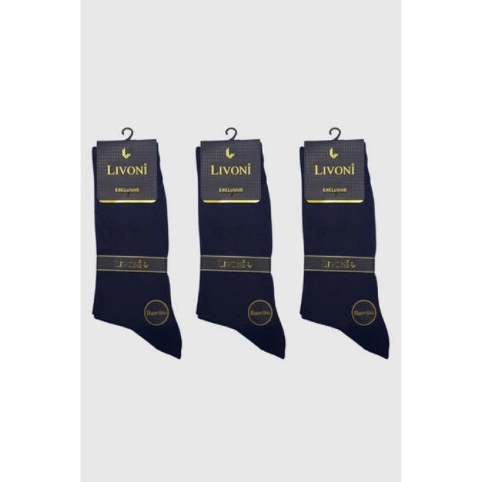 Livoni Dikişsiz Bambu Erkek  Çorap