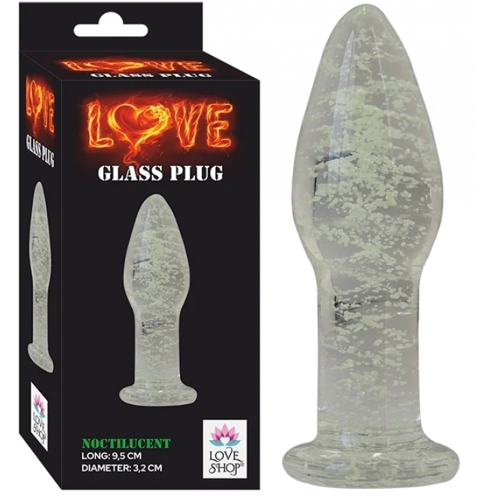 LOVE GLASS PLUG