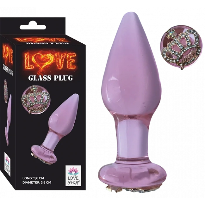 LOVE GLASS PLUG