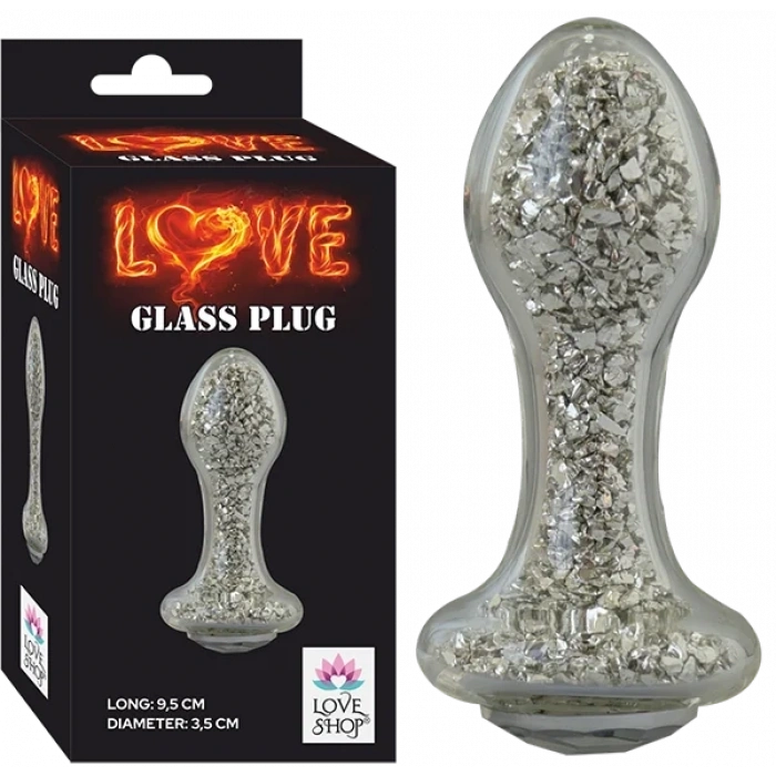 LOVE GLASS PLUG