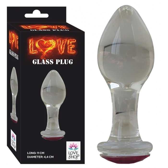 LOVE GLASS PLUG