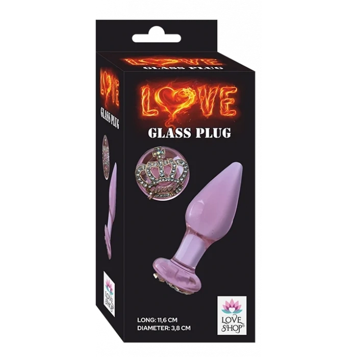 LOVE GLASS PLUG