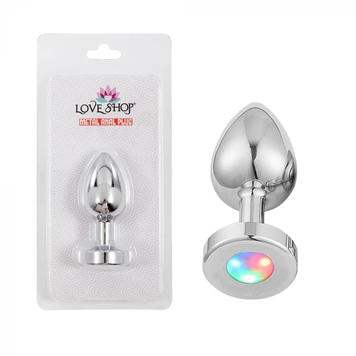 METAL ANAL PLUG  IŞIKLI MEDİUM