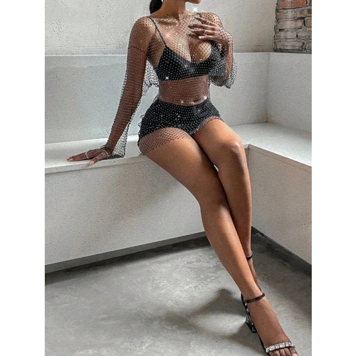 MİNİ ELBİSE KOLLU.