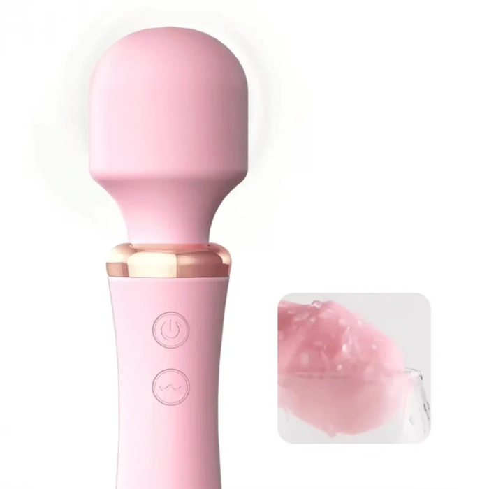Modern Isıtmalı Wand Vibratör Pembe