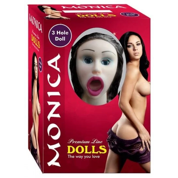 MONİCA ŞİŞME BEBEK -GERÇEK KAFA GÖRÜNÜMLÜ )