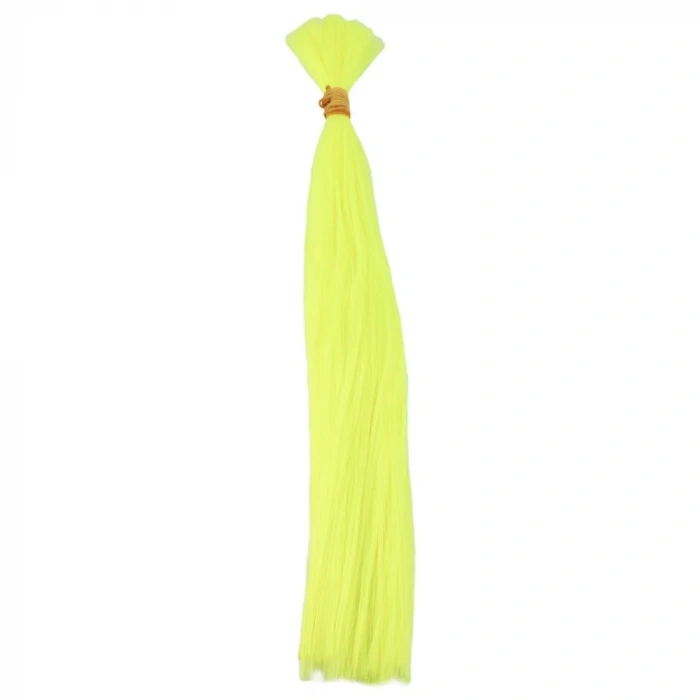 Neon Sarı Renkli Sentetik Boğum Saç - 1Kg