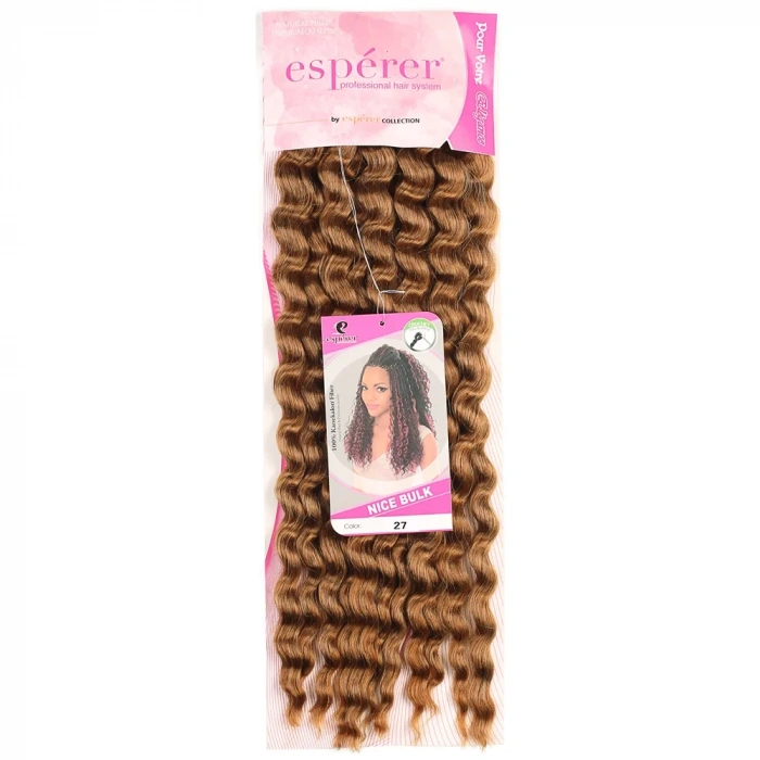 Nice Bulk Afro Su Dalgası Saç - Karamel