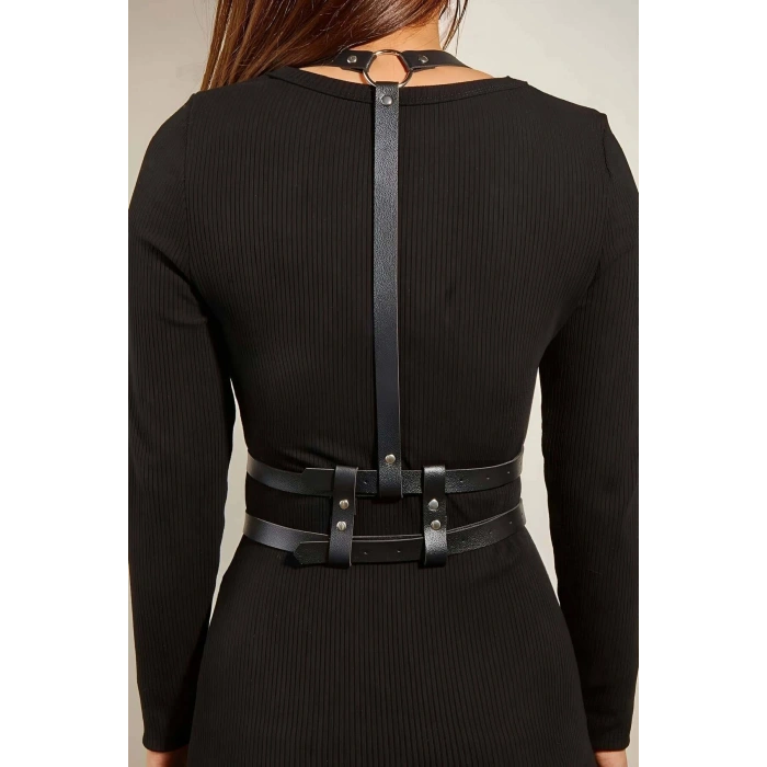 Omuzdan Askılı Delden İki Sıralı Kemer Harness - Brf941