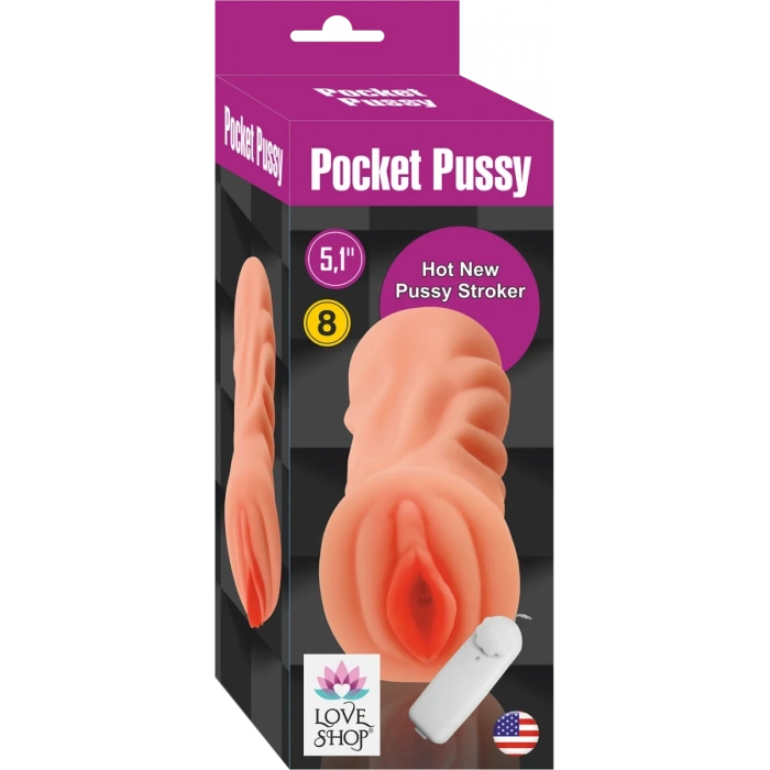POCKET PUSSY VİBRATİNG