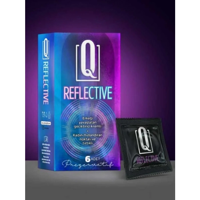 Q REFLECTİVE 6'LI PREZERVATİF