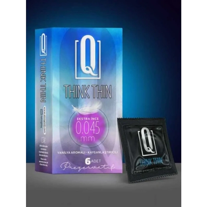 Q THİNK THİN 6'LI EKSTRA İNCE PREZERVATİF