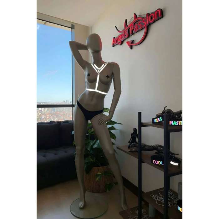 Reflektörlü Dekolte Detay Harness - APFT409
