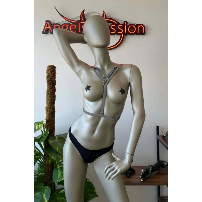 Reflektörlü Dekolte Detay Harness - APFT409