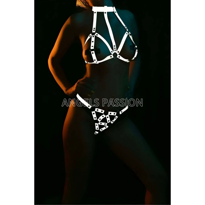 Reflektörlü Sütyen Takım Harness - APFT385