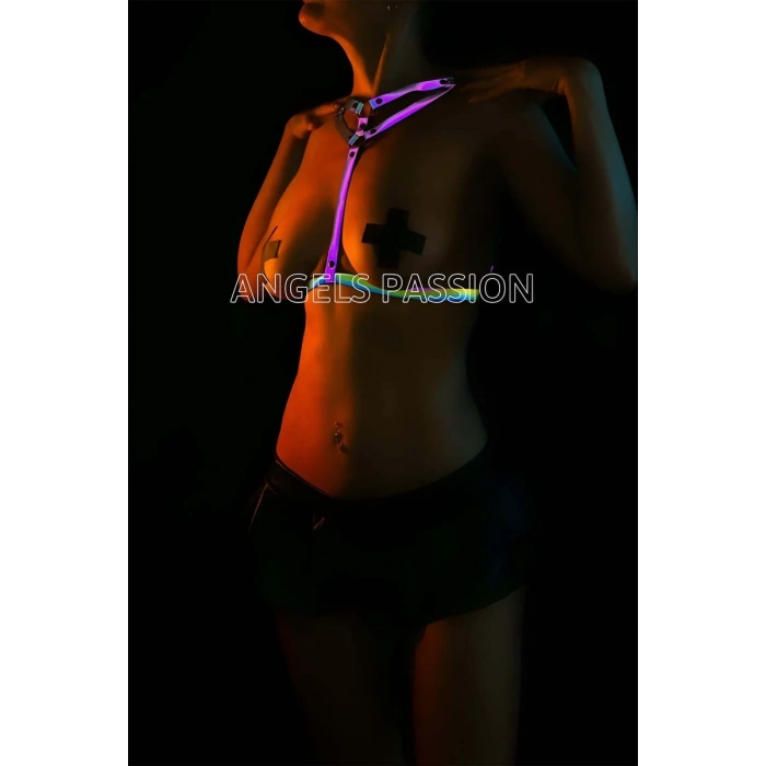 Renkli Göğüs Üzeri Reflektörlü Harness