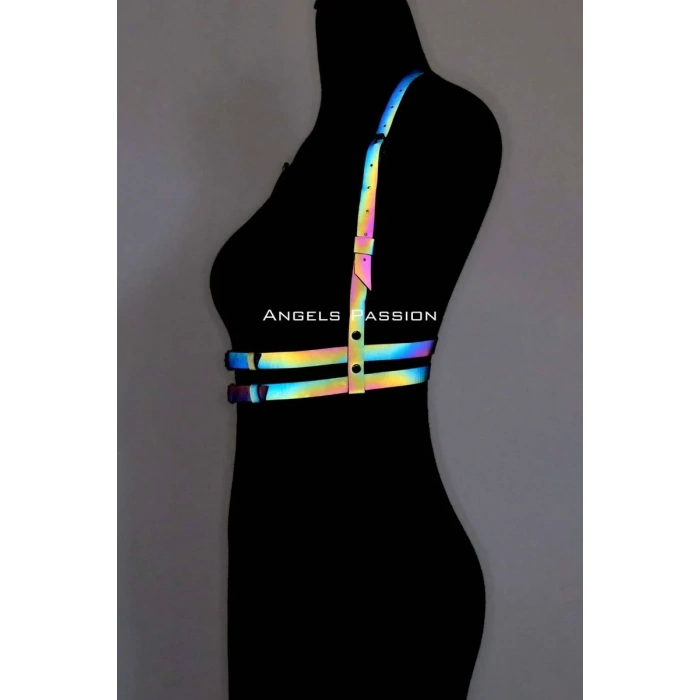 Renkli Reflektörlü Göğüs Harness, Karanlıkta Parlayan Göğüs Harness - APFT205