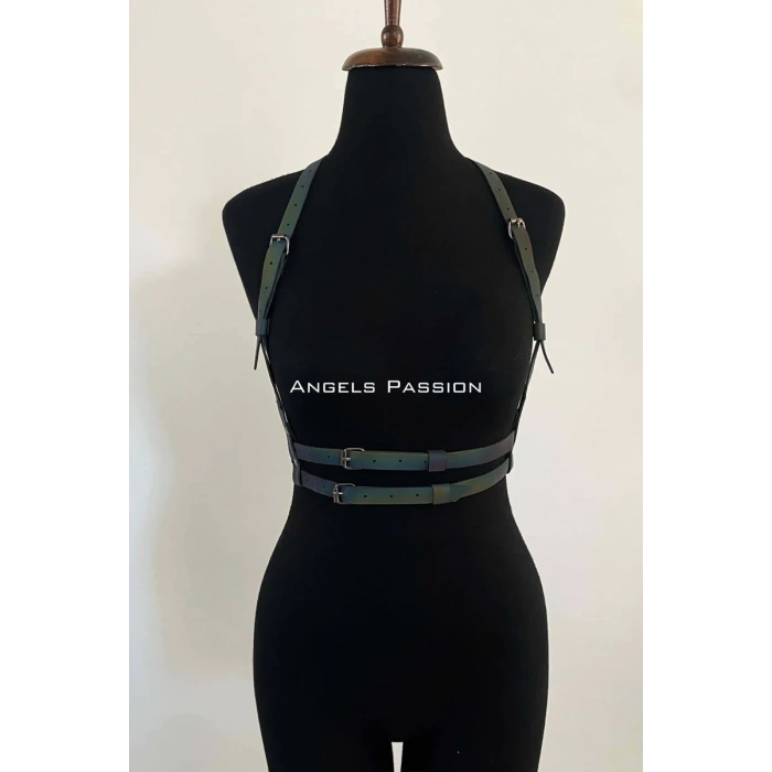 Renkli Reflektörlü Göğüs Harness, Karanlıkta Parlayan Göğüs Harness - APFT205