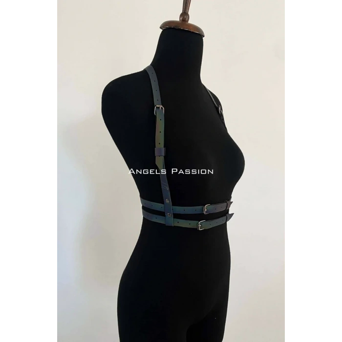 Renkli Reflektörlü Göğüs Harness, Karanlıkta Parlayan Göğüs Harness - APFT205