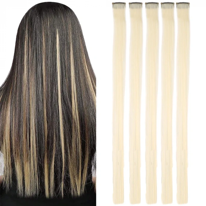 Renkli Sentetik Çıt Çıt - 5 Adet - D05