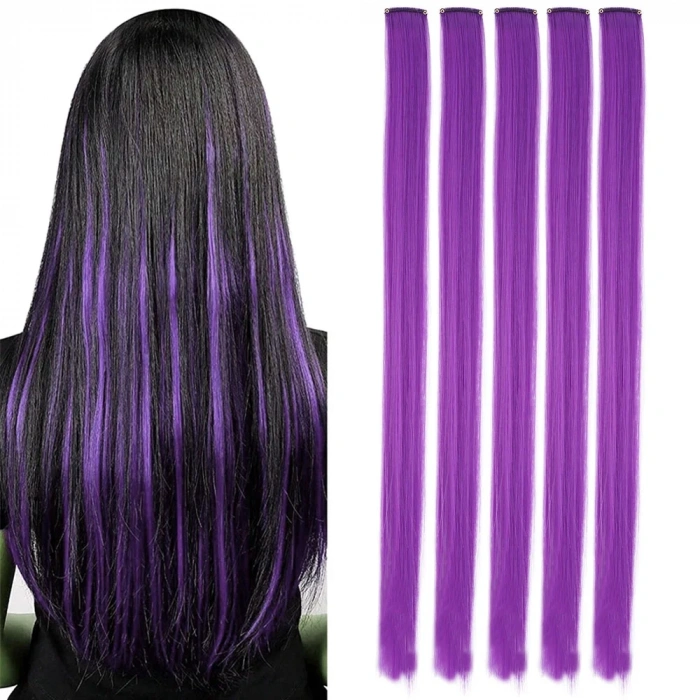 Renkli Sentetik Çıt Çıt - 5 Adet - D09