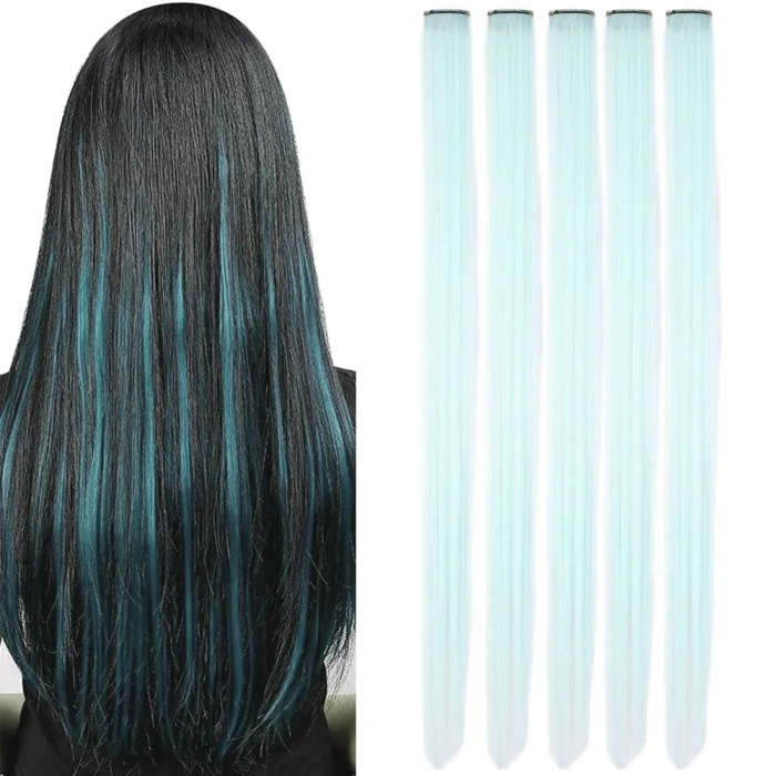 Renkli Sentetik Çıt Çıt - 5 Adet - D15