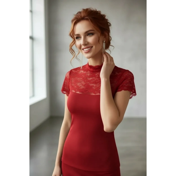 Şahinler Bayan Likralı Dantelli Atlet B625