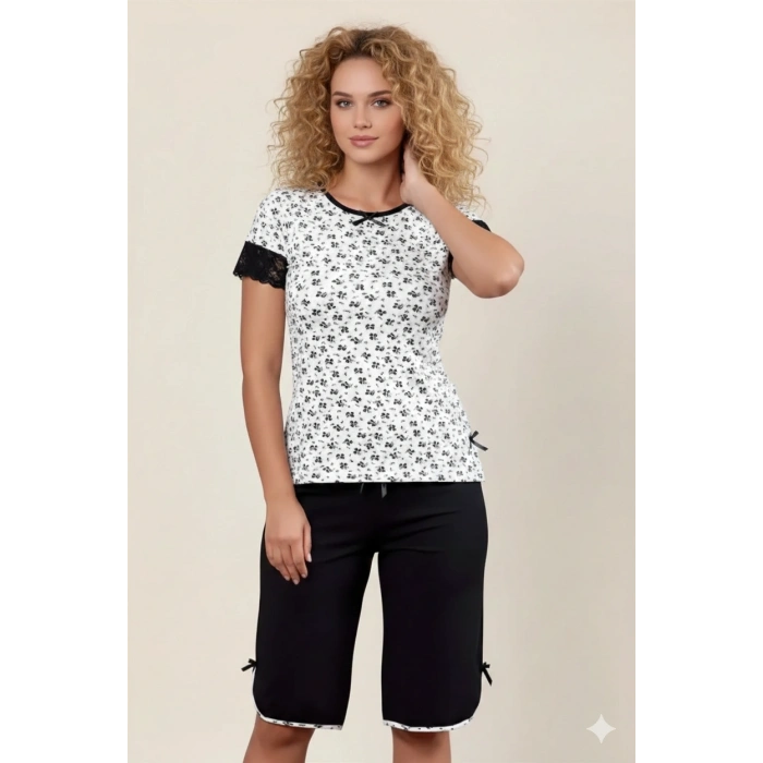 Şahinler Kolu Dantelli Kapri Takım B454