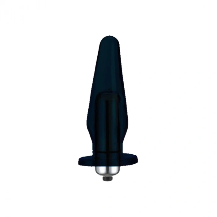 Şeffaf Silikon Anal Vibratör Siyah