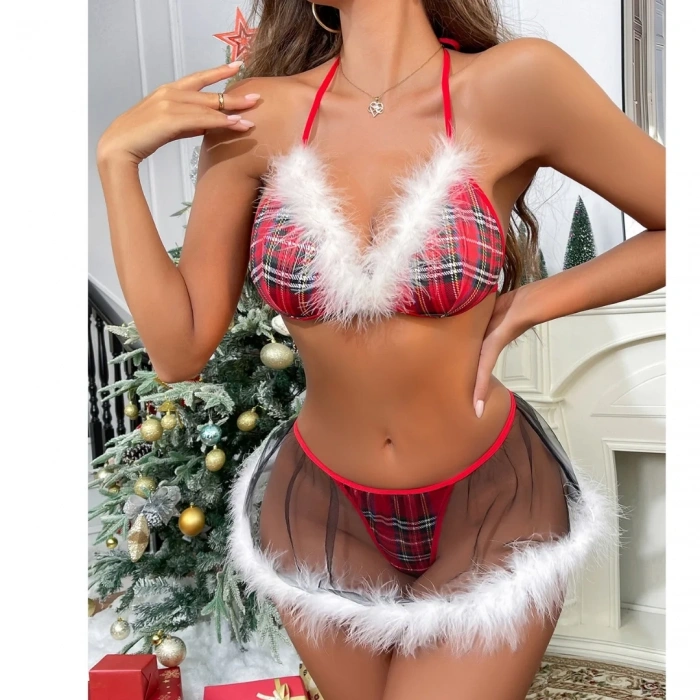 Seksi Transparan Etekli Yılbaşı Kostümü