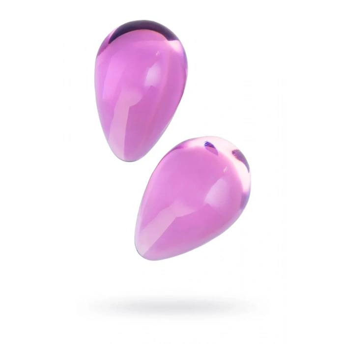 Sexus Glass Vajinal Topları, cam, pembe, Ø 2,7 cm